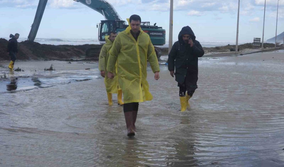 HATAY’IN SAMANDAĞ İLÇESİNDE FIRTINA