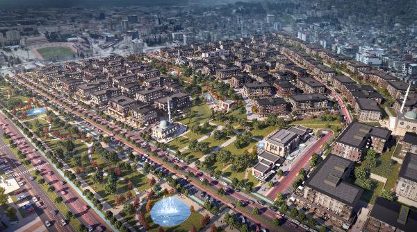 Kahramanmaraş’ta Azerbaycan Mahallesi, 197 kilometrelik fore kazıklar üzerine inşa ediliyor