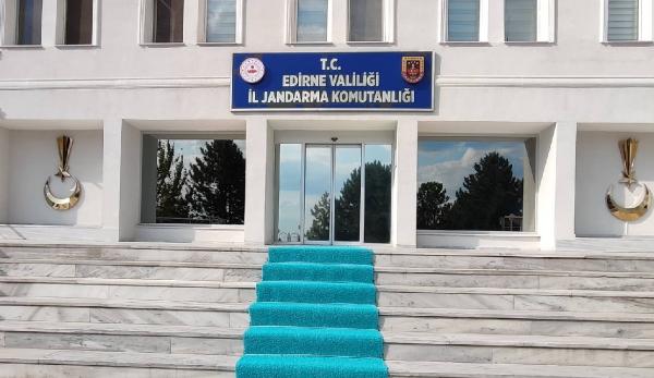 Ünsal YÜCEL/EDİRNE, (DHA)- EDİRNE’de jandarma ekiplerince son 1 haftada yasa