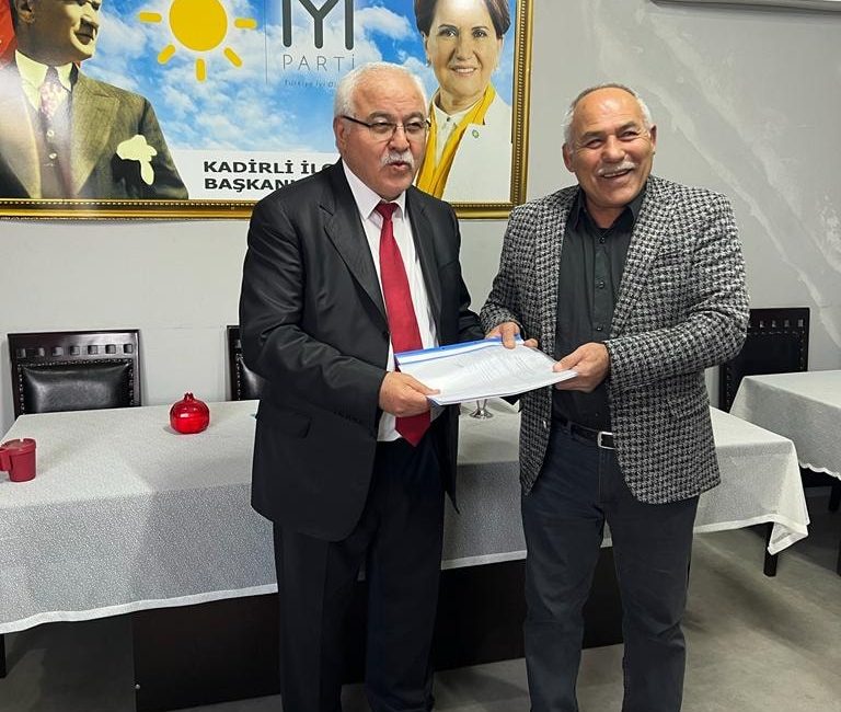 Kadirli’nin sevilen,sayılan ve tanınan iş adamı İrfan Kederoğlu İYİ Parti