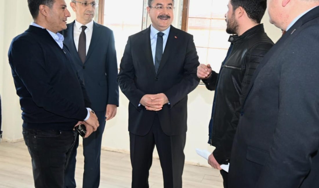 Osmaniye Valisi Dr. Erdinç Yılmaz, Kadirli de yapımı devam eden