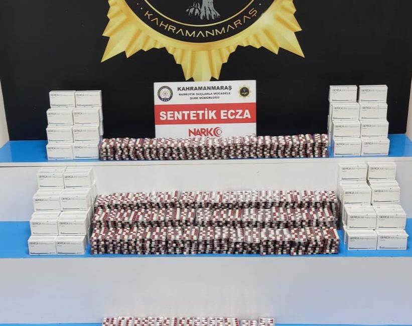 Kahramanmaraş İl Emniyet Müdürlüğü tarafından gerçekleştirilen operasyonel faaliyetler kapsamında,