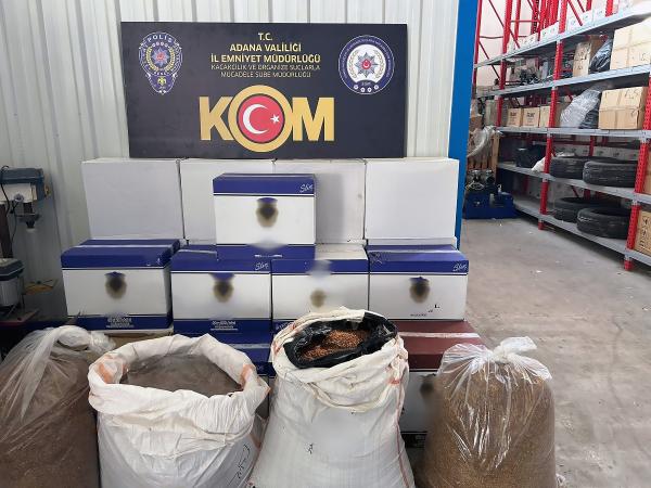 Anıl ATAR-Yaşar SERİNTÜRK/ADANA, (DHA)- ADANA’da polisin düzenlediği kaçak sigara ve