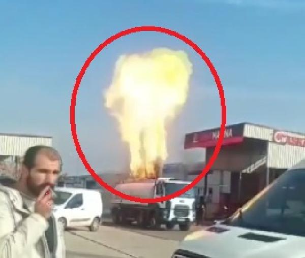 akaryakit yuklu tankerde patlama kamerada b220302