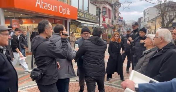 Ayhan ACAR/BARTIN, (DHA)-BARTIN’da teröre karşı basın açıklaması yapan CHP Bartın