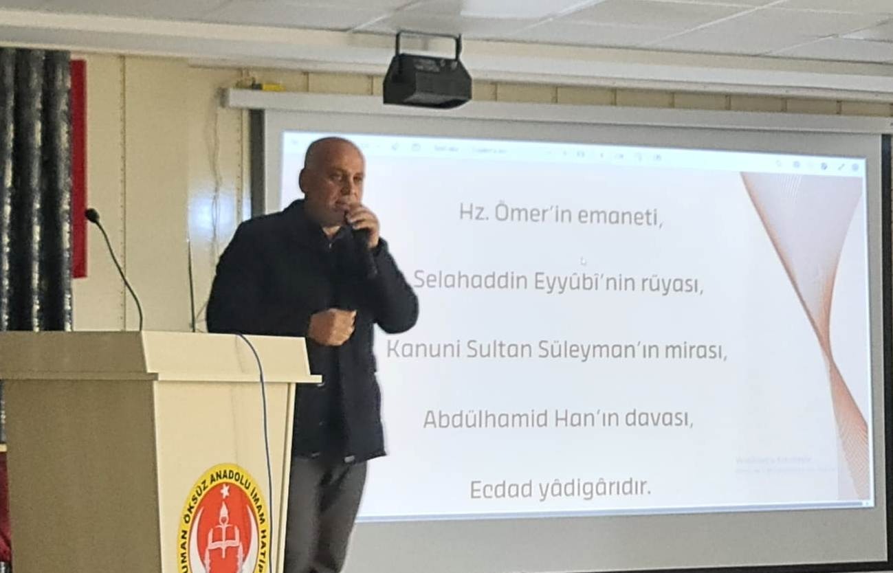 Andirin’da öğrenci̇lere “kudüs bi̇li̇nci̇” konulu konferans düzenlendi̇