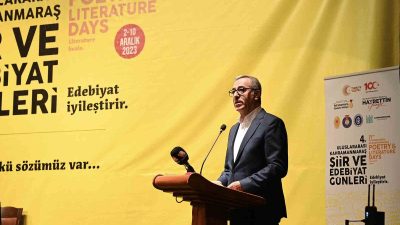 6 ŞUBAT DEPREMLERİNİN MERKEZ ÜSSÜ KAHRAMANMARAŞ’TA ‘EDEBİYAT İYİLEŞTİRİR’ MOTTOSUYLA ULUSLARARASI