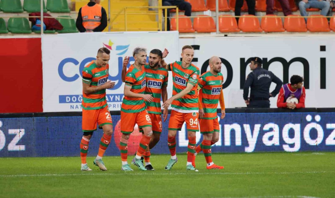TRENDYOL SÜPER LİG’İN 18. HAFTASINDA CORENDON ALANYASPOR, SAHASINDA SAMSUNSPOR’U 3-1