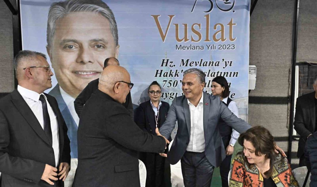 MURATPAŞA BELEDİYE BAŞKANI ÜMİT UYSAL, VUSLATIN 750’NCİ YILINDA DÜZENLENEN HZ.