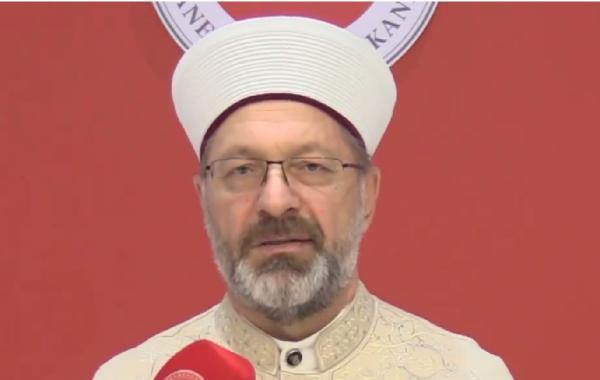 Taha AYHAN/ ANKARA, (DHA)- DİYANET İşleri Başkanı Ali Erbaş, hacılara
