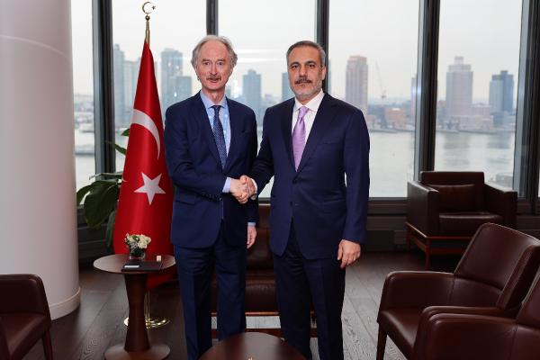 Taha AYHAN/ ANKARA, (DHA)- DIŞİŞLERİ Bakanı Hakan Fidan, New York’taki