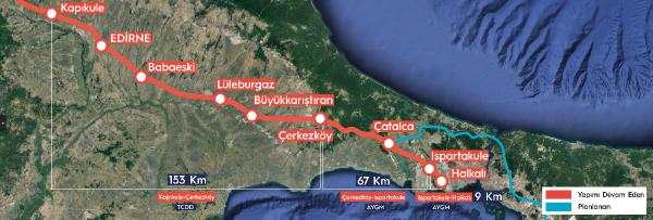 bakan uraloglu cerkezkoy kapikule hizli tren hatti 2025 sonunda bitecek bd64012