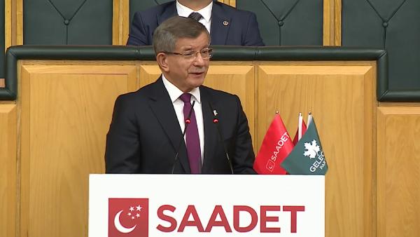 Umutcan ÖREN/ANKARA, (DHA)- GELECEK Partisi Genel Başkanı Ahmet Davutoğlu, Gezi