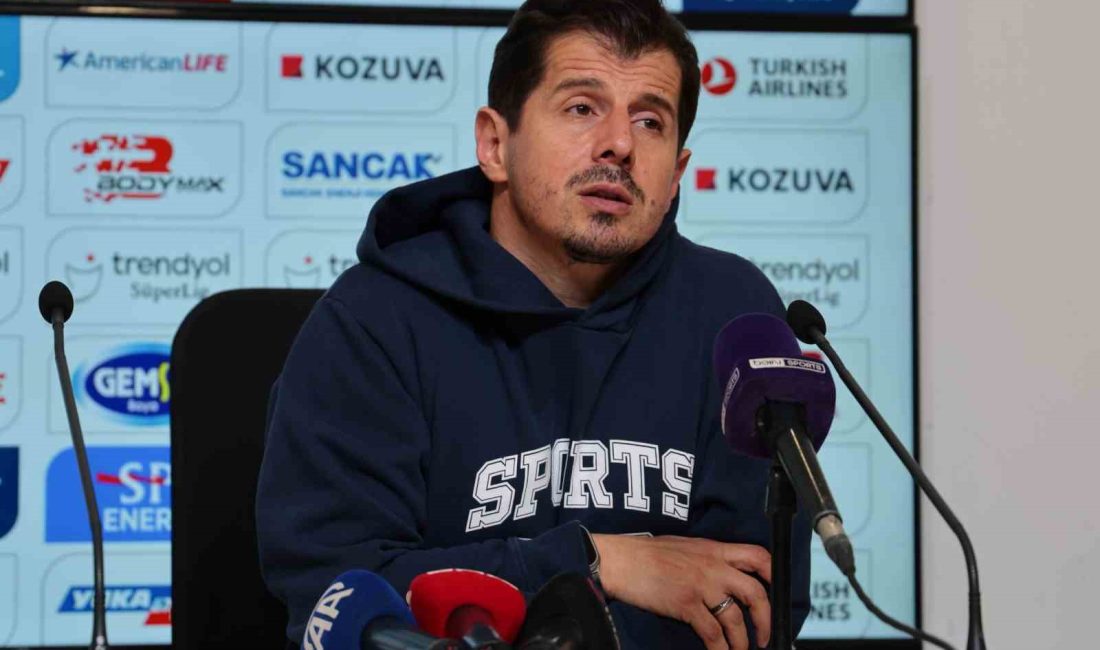 MKE ANKARAGÜCÜ TEKNİK DİREKTÖRÜ EMRE BELÖZOĞLU, “İLK YARIDA BENCE OYUN