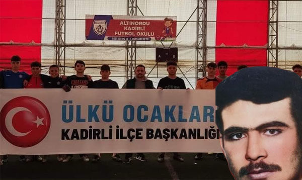 Ülkü Ocakları Kadirli İlçe Başkanlığı Ortaöğretim Birimi tarafından “İlk Can,