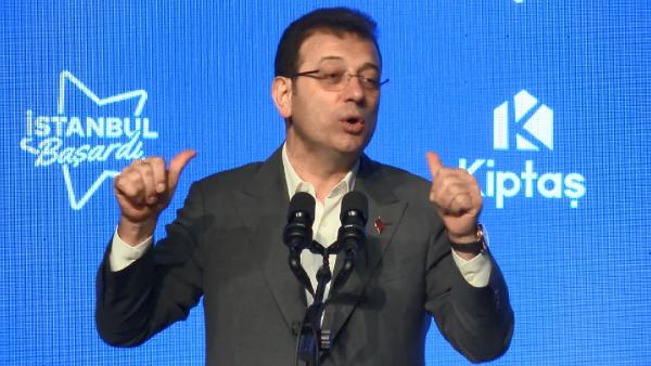 Gülşah KAHVECİ- Yunus Emre YALÇIN/İSTANBUL,(DHA)- İSTANBUL Büyükşehir Belediye (İBB) Başkanı