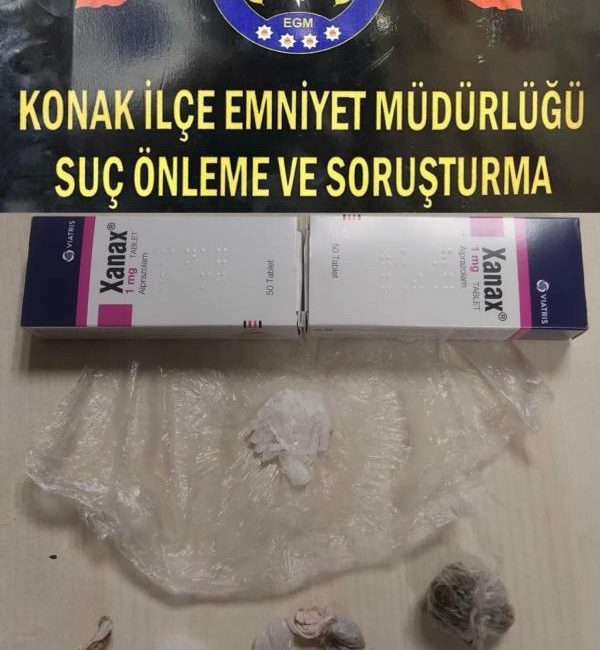 Burak UÇAR/ İZMİR, (DHA)- İZMİR’in Konak ilçesinde, polisin düzenlediği uyuşturucu operasyonunda gözaltına
