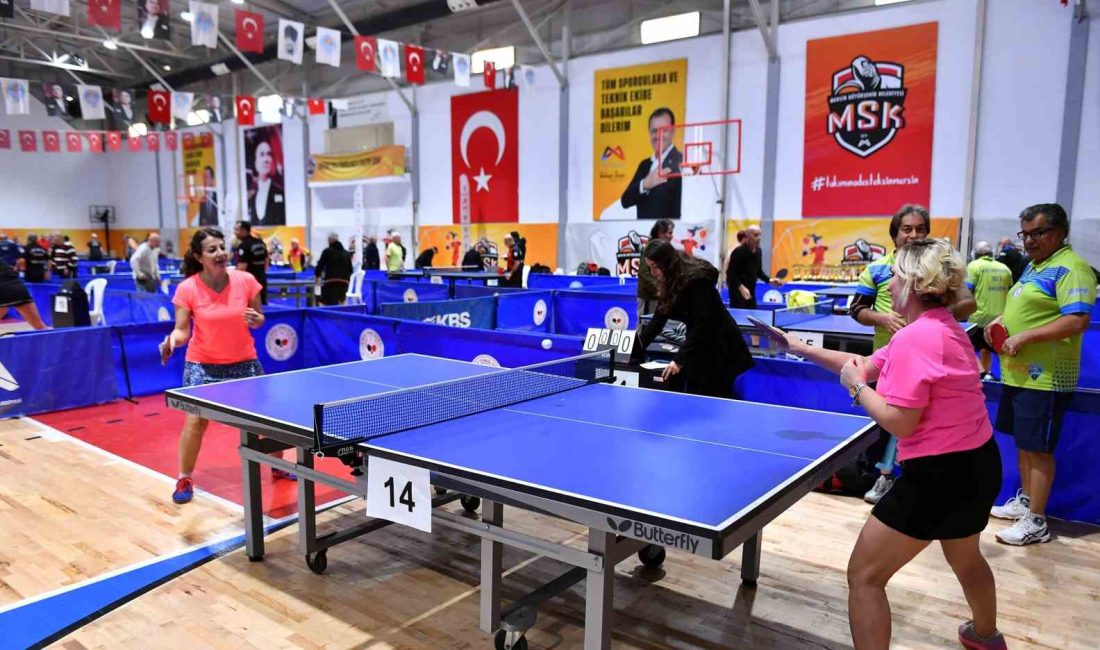 MERSİN 3. VETERANLAR MASA TENİSİ TURNUVASI, BÜYÜKŞEHİR BELEDİYESİNİN DESTEĞİ İLE