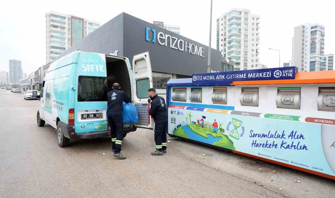 “AYRIŞTIR-DÖNÜŞTÜR-KAZANDIR” FELSEFESİYLE ATIKLARI ÇEVRECİ YÖNTEMLERLE HAMMADDEYE DÖNÜŞTÜREN SEYHAN BELEDİYESİ, BİN