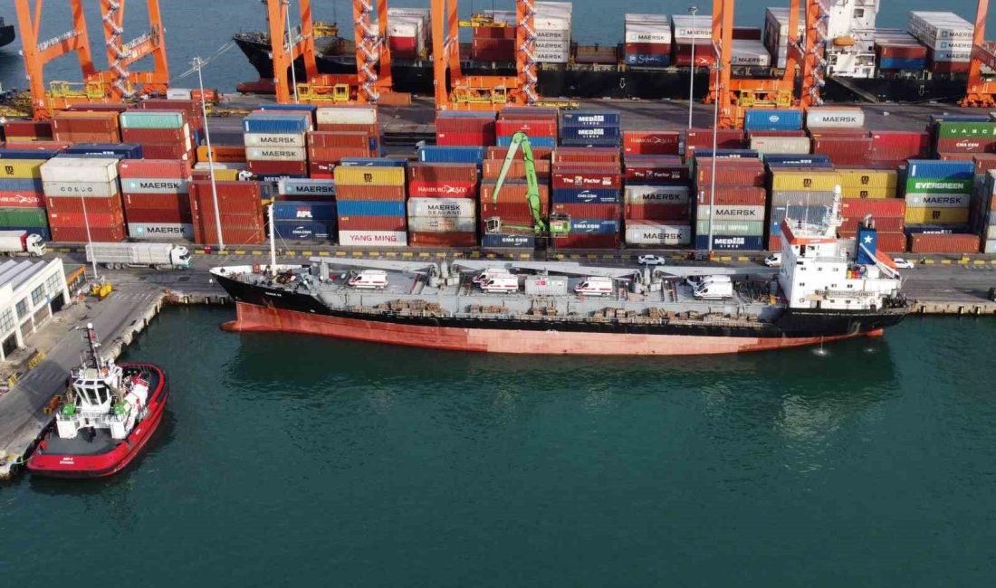 TÜRK KIZILAY GAZZE’YE İÇİNDE BİN 500 TONLUK YARDIM VE 6