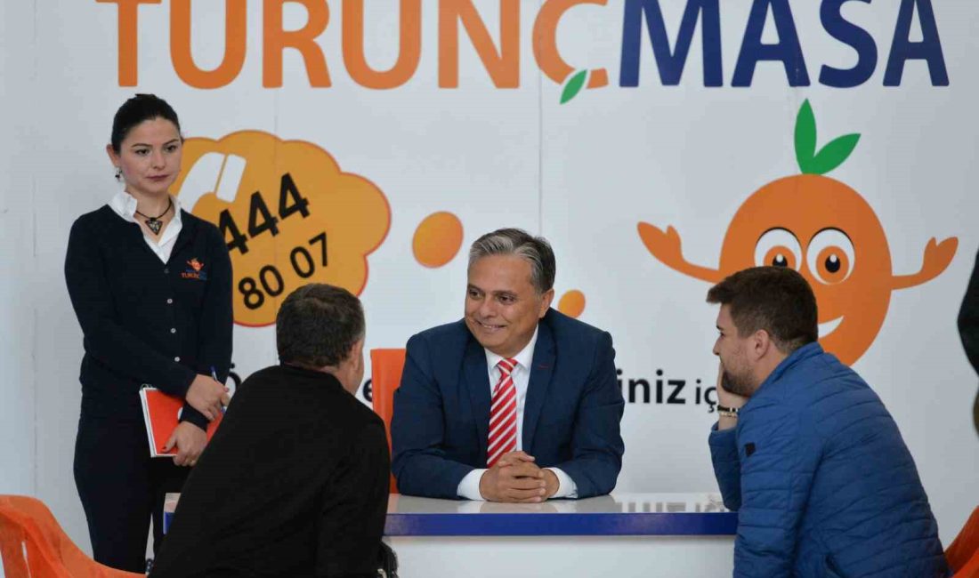 ANTALYA’DA MURATPAŞA BELEDİYESİ’NİN 10’UNCU YILINA GİREN ‘YÖNETİŞİM SİSTEMİ’ TURUNÇ MASA’YLA,