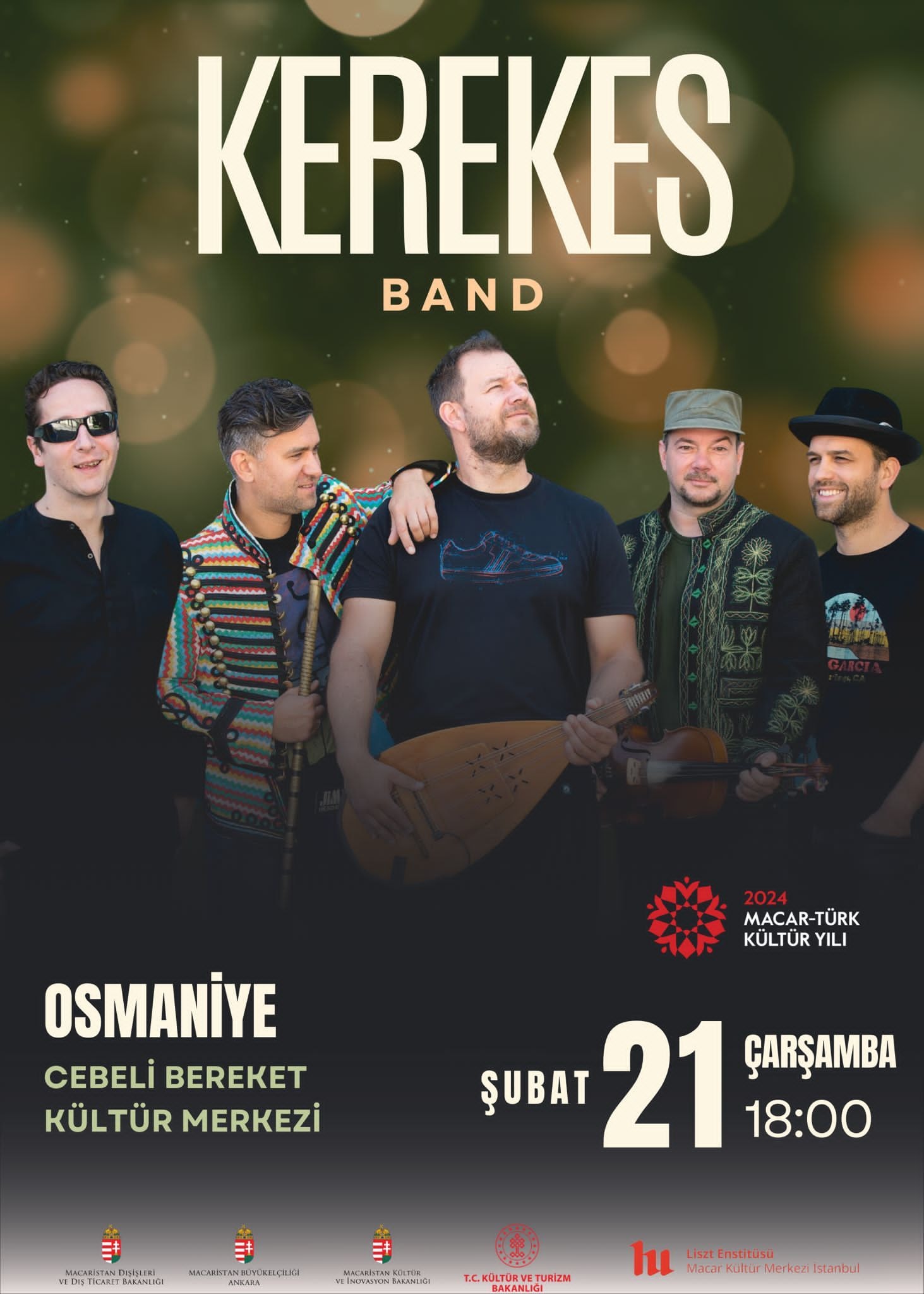"KEREKES BAND" OSMANİYE" DE KONSER VERECEK