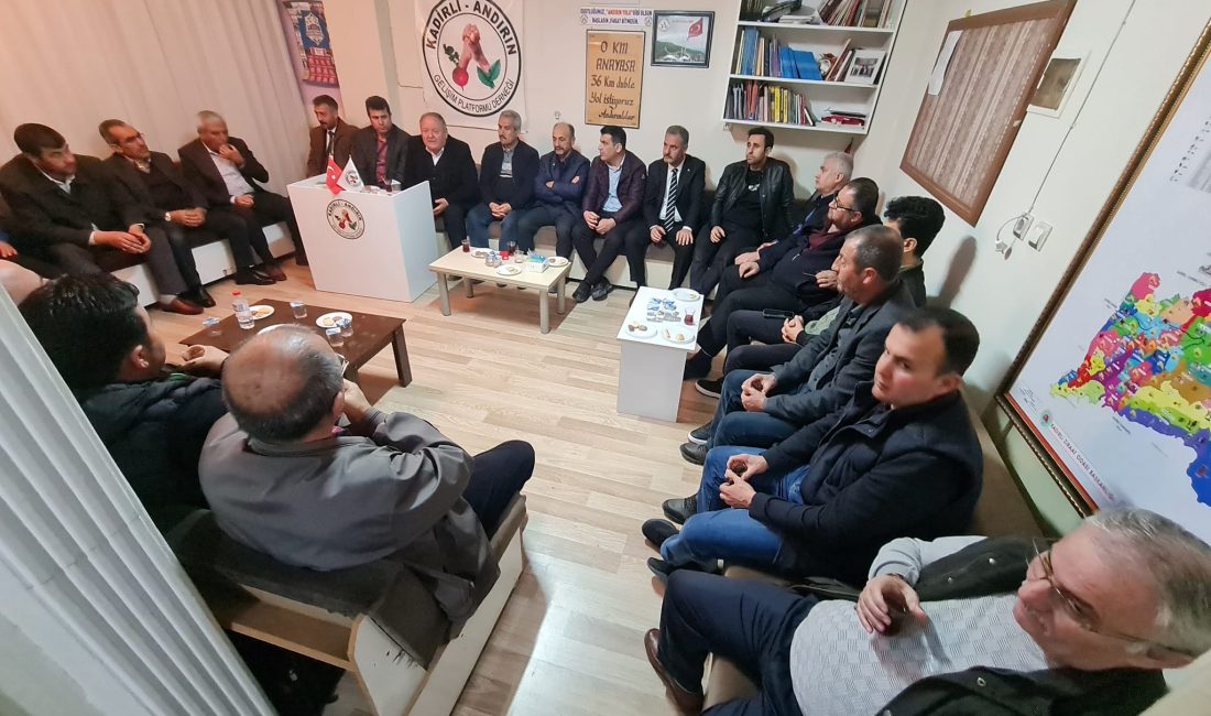 Kadirli belediye Başkanı ve Belediye Başkan Adayı Ömer Tarhan Kadirli-Andırın