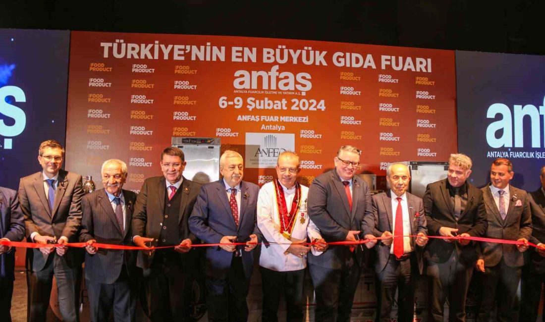 ANTALYA’DA 50 BİN ZİYARETÇİNİN AĞIRLANACAĞINI 30. ULUSLARARASI GIDA VE İÇECEK