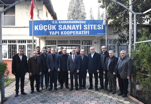 Başkan Güngör ve Vali Ünlüer, Küçük Sanayi Sitesi Esnafıyla Bir