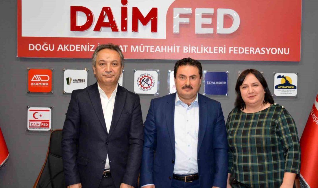 DOĞU AKDENİZ İNŞAAT MÜTEAHHİT BİRLİKLERİ FEDERASYONU (DAİMFED) YAŞANILAN DEPREM SONRASI