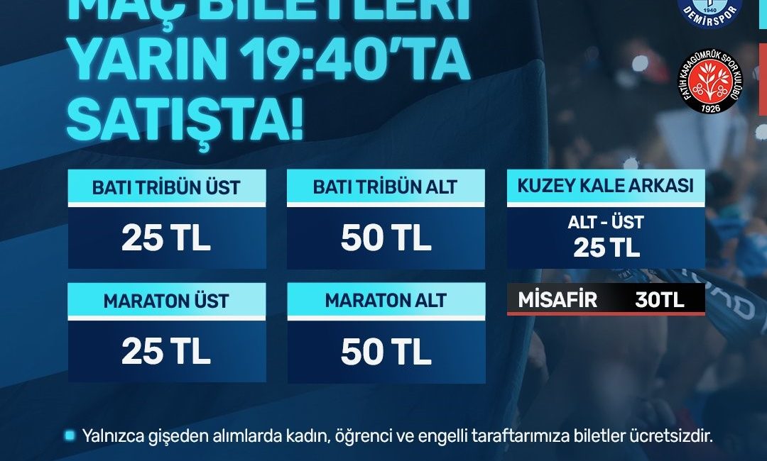 ADANA DEMİRSPOR’UN, TRENDYOL SÜPER LİG'İN 28. HAFTASINDA EVİNDE FATİH KARAGÜMRÜK