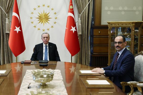 ANKARA, (DHA)- CUMHURBAŞKANI Recep Tayyip Erdoğan, Millî İstihbarat Teşkilatı (MİT) Başkanı