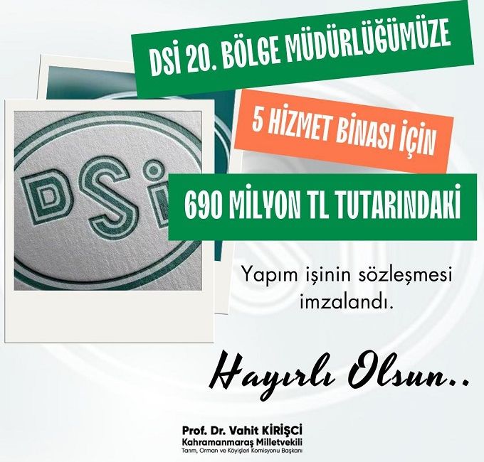 TBMM Tarım, Orman ve Köyişleri Komisyonu Başkanı Vahit Kirişci, Kahramanmaraş’a