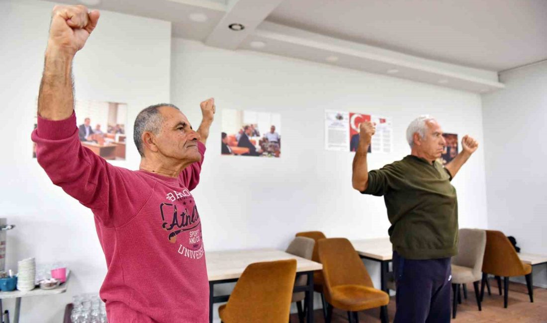 YAŞ ALMIŞ VATANDAŞLARIN HEM AKTİF KALDIĞI HEM DE SOSYALLEŞTİĞİ MERSİN
