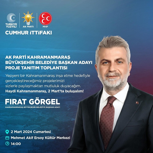 Görgel projeleri̇ni̇ açiklayacak