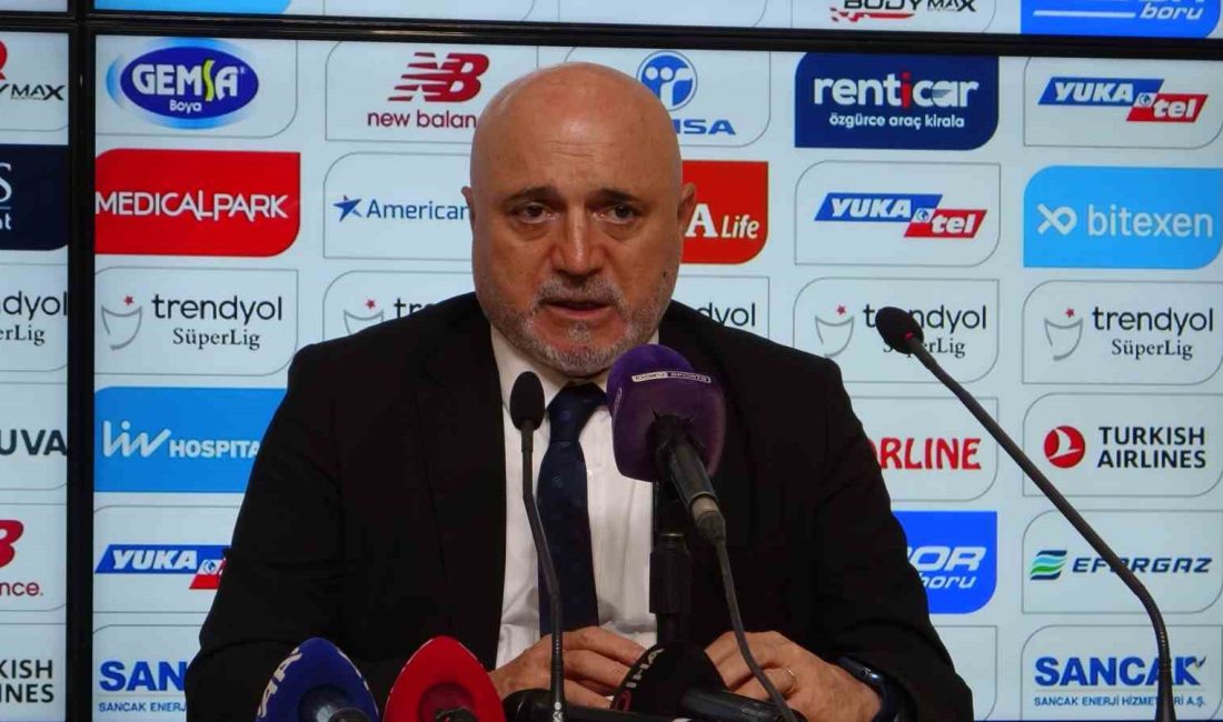 TRENDYOL SÜPER LİG EKİPLERİNDEN ADANA DEMİRSPOR’UN TEKNİK DİREKTÖRÜ HİKMET KARAMAN,