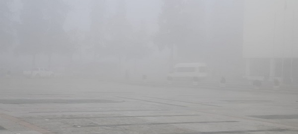 Kahramanmaraş genelinde etkisini gösteren yoğun sis, görüş mesafesini 20 metreye