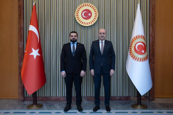 ANKARA, (DHA)- TBMM Başkanı Numan Kurtulmuş, Kuzey Makedonya Adalet Bakanı