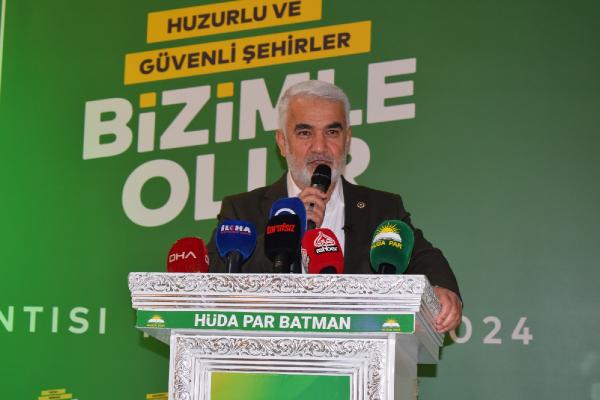 ‘BİZİM BELEDİYELERİMİZDE RÜŞVET VE YOLSUZLUK ASLA OLMAYACAKTIR’ Hür Dava Partisi