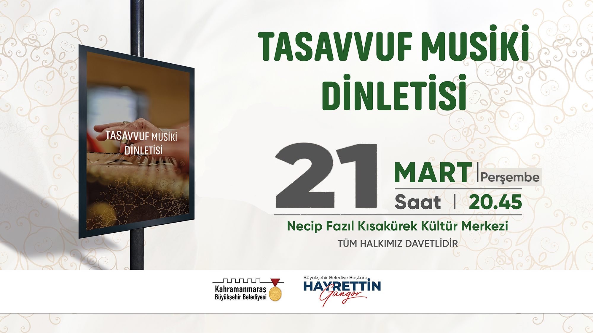 Ramazan Etkinlikleri, Tasavvuf Musiki Dinletisiyle Devam Ediyor Ramazan Etkinlikleri, Tasavvuf Musiki Dinletisiyle Devam Ediyor