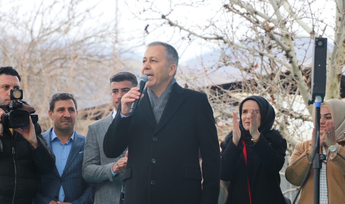 Mesut BUDRAÇ-Gıyasettin TETİK-Tamer ÖREN/ELAZIĞ, – İÇİŞLERİ Bakanı Ali Yerlikaya, geldiği