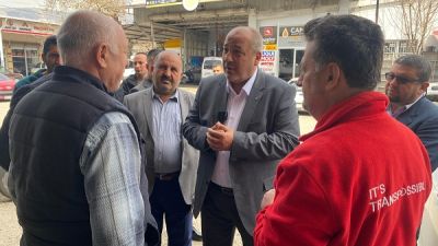 Seçim çalışmaları kapsamında sanayi esnaflarına yönelik ziyaretlerine devam eden Yeniden