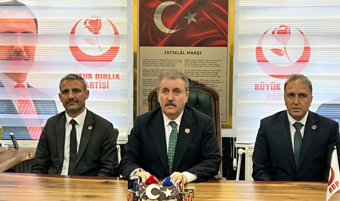 Tamer ÖREN/ ELAZIĞ, – BÜYÜK Birlik Partisi (BBP) Genel Başkanı