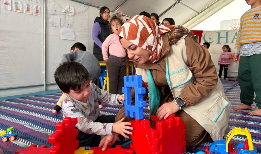 Erkan ALTUNTAŞ/KAHRAMANMARAŞ, – KAHRAMANMARAŞ merkezli depremlerde evi yıkılan rehabilitasyon merkezinde