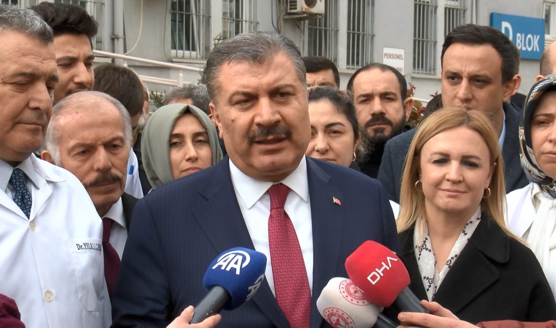 Melihcan ÇALIŞKAN-Uğur GÜLBOY / İSTANBUL SAĞLIK Bakanı Fahrettin Koca, Bayrampaşa’da