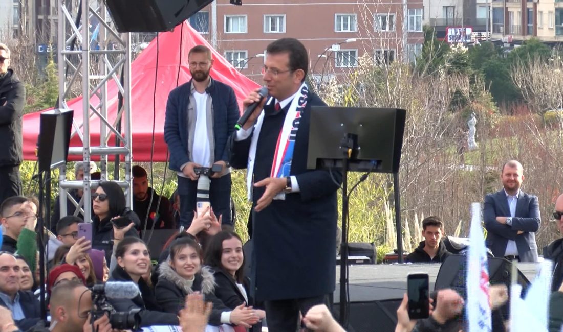 Özden ATİK-Mert ÇOK / İSTANBUL, -İBB Başkanı Ekrem İmamoğlu, Beylikdüzü
