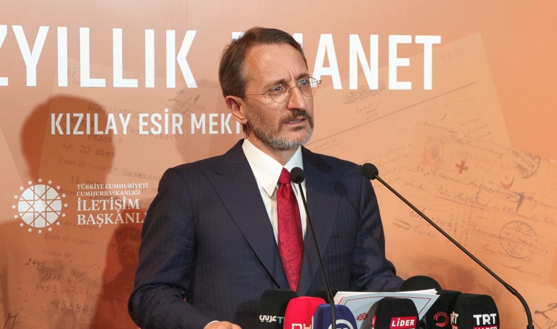 Melihcan ÇALIŞKAN–Erdi DEMİR /İSTANBUL, -CUMHURBAŞKANLIĞI İletişim Başkanı Fahrettin Altun, Galataport’ta