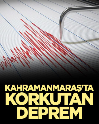 Kahramanmaraş’ta 4.4 şiddetinde deprem