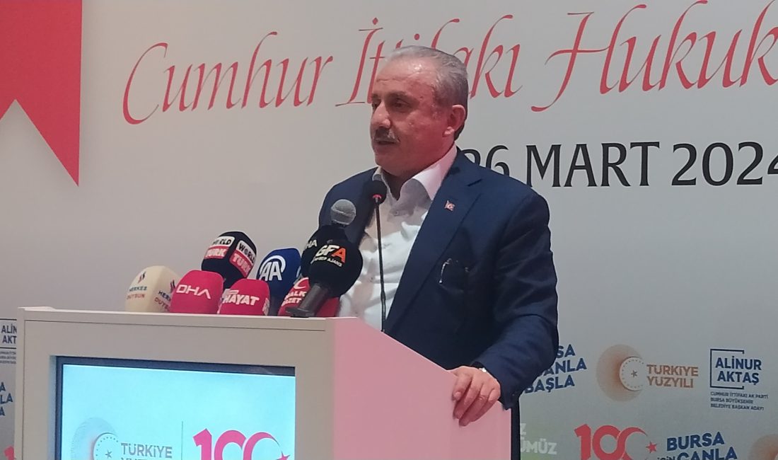 Memet Can YEŞİLBAŞ/ BURSA, – TBMM eski başkanı Mustafa Şentop, Cumhur