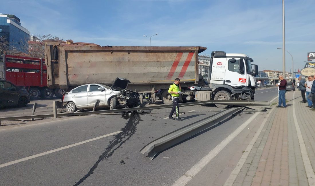 Erol POLAT/GEBZE (Kocaeli), – KOCAELİ’nin Gebze ilçesi D-100 kara yolunda